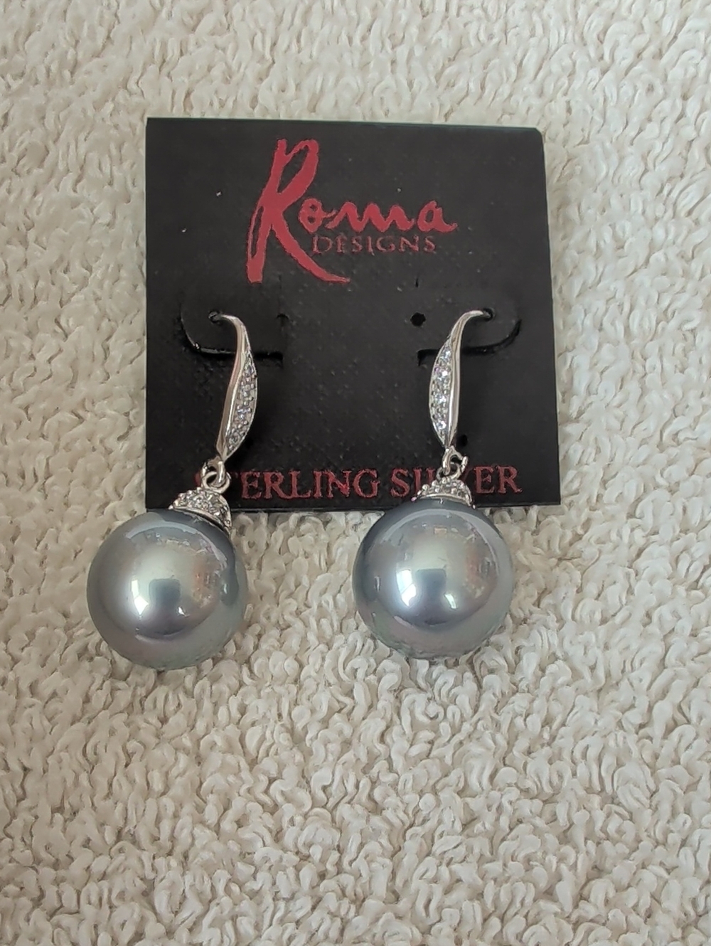 Masami Pearl Sterling Silver Drop Earrings